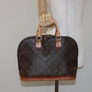 LOUIS VUITTON Monogram Alma Hand Bag M51130 LV Auth